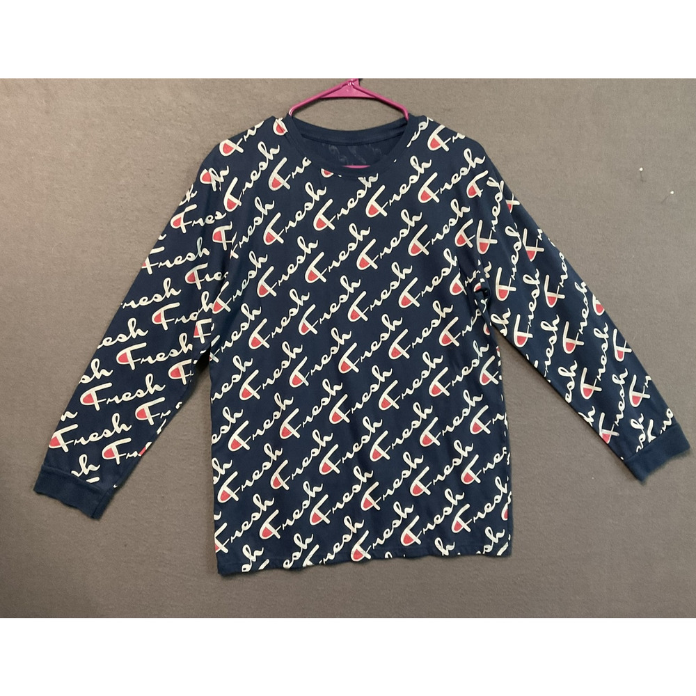 Hustle G Fresh Shirt‎ Boys XL Long Sleeve Graphic Streetwear All Over Print